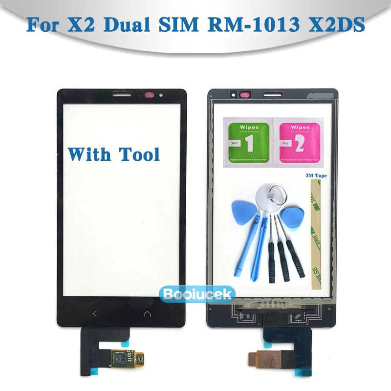 Высокое качество 4 3 &quotдля Nokia X2 Dual SIM RM 1013 X2DS сенсорный экран дигитайзер Датчик