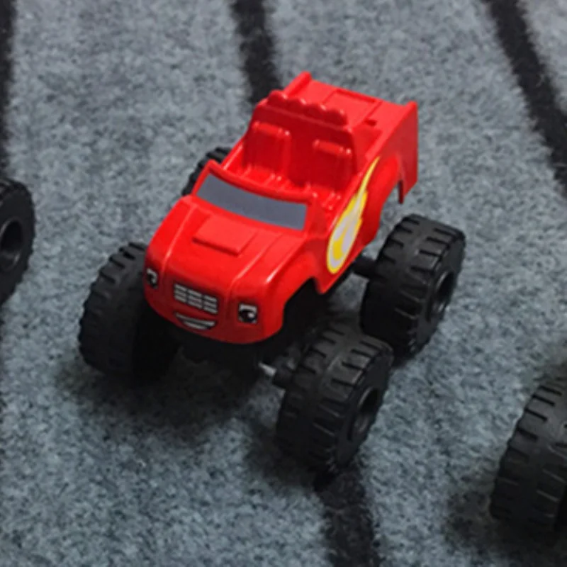 1 шт. независимая игрушечная Гоночная машина Blaze Monster Diecast Toy Racer Cars Trucks фигурка для детей Рождественский подарок