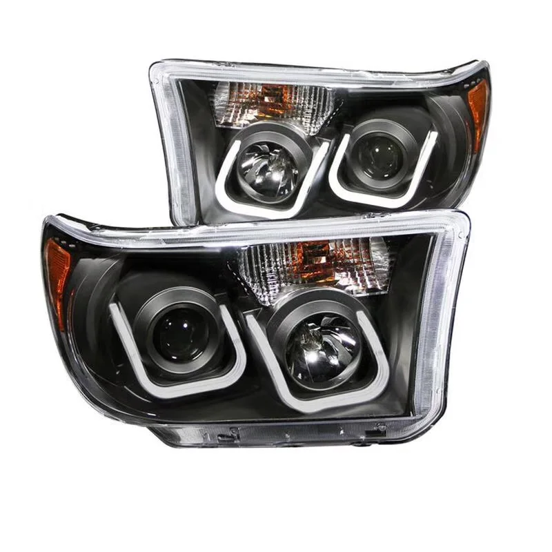 EOsuns светодиодные фары в сборе с дневными ходовыми огнями поворотник для Toyota sequoia tundra 2007-14, tundra 2013-17
