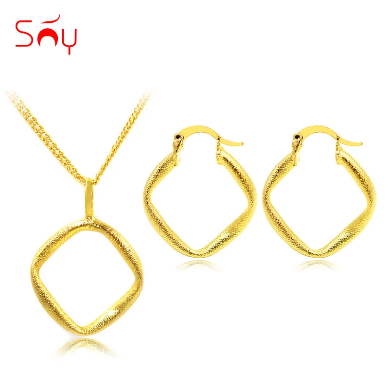 Ювелирные изделия Sunny Jewelry модные ювелирные 2021 женские серьги кольца ожерелье с