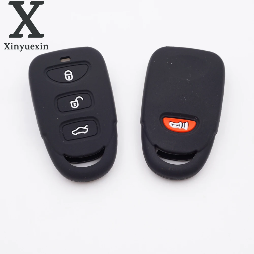 Xinyuexin силиконовый чехол для автомобильного ключа Hyundai Elantra Sonata пульт