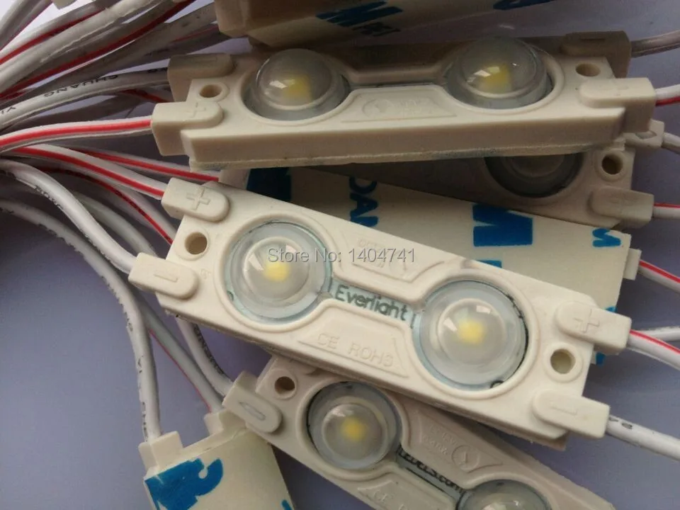 100 шт./лот 12VDC 0 48 Вт белый светодиодный модуль 5050 для буквенного знака UL одобренный