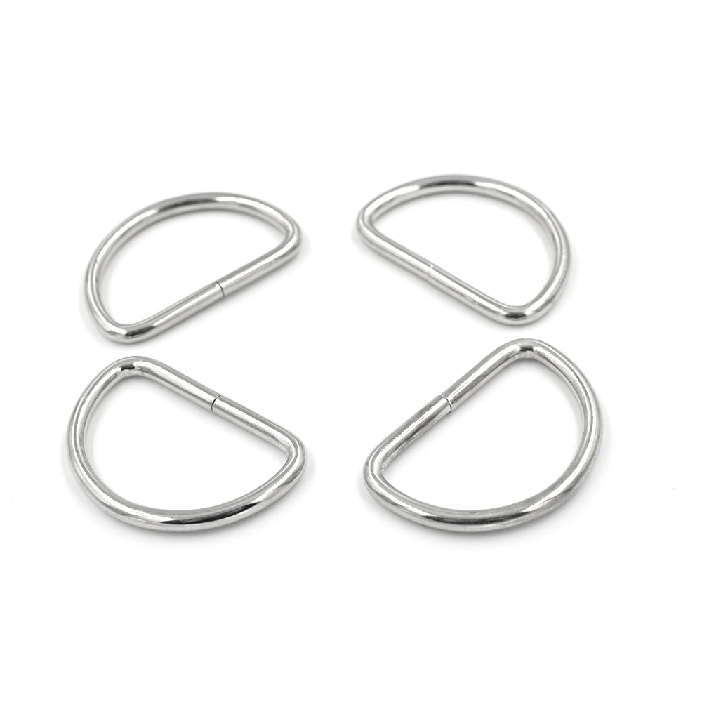 

(10 pieces/lot) 40mm Metal D-shaped buckle. metal D buckle. D ring. Semicircle button. Bags mountaineering backpack accessories.