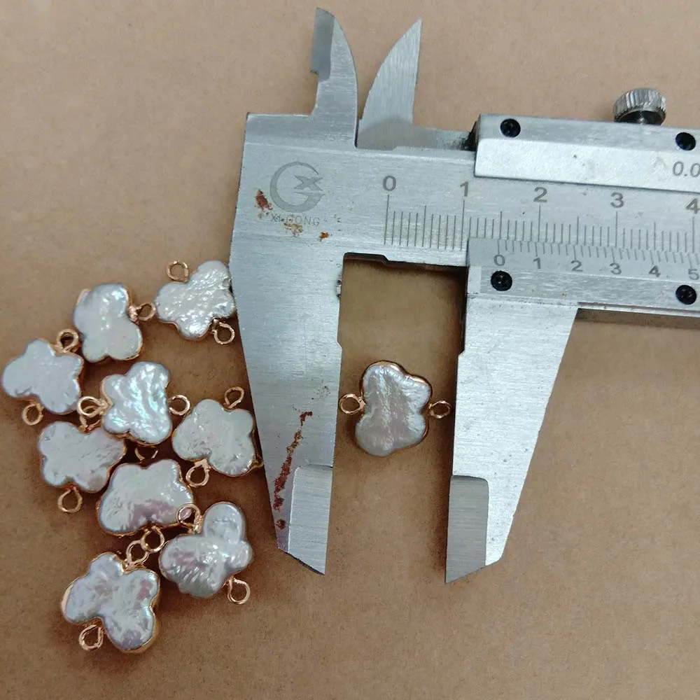 5 шт./лот 100% пресноводный жемчуг с барочной формой в форме бабочки 2 подвесками