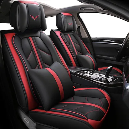 Red Luxury Высокое качество Специальный кожаный чехол автокресла для mazda CX-9 cx9 demio familia premacy дань 6 gg gh gj 2010 2009 2008 2007 - Название цвета: Red Luxury