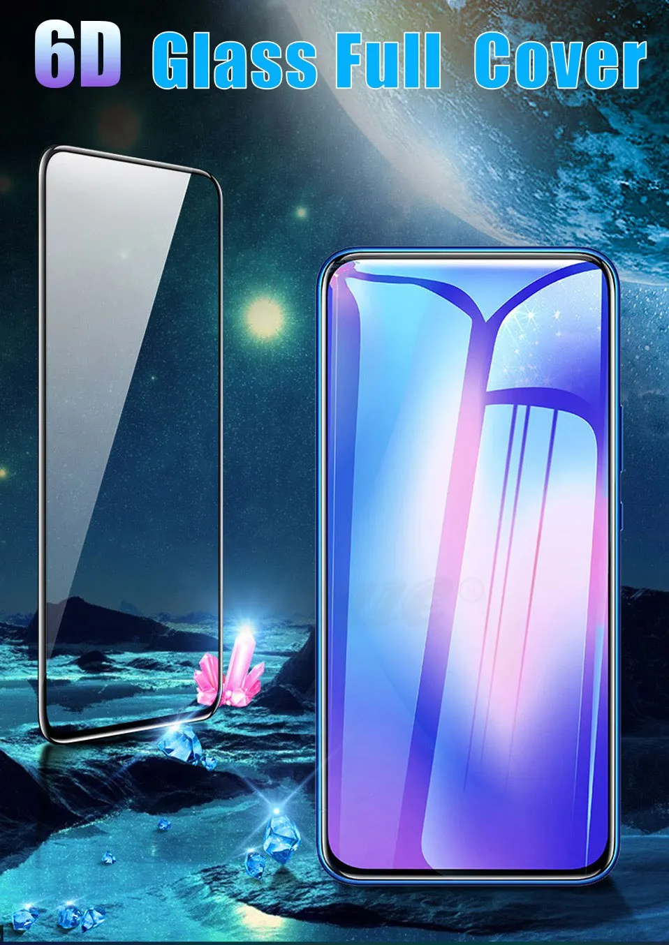 6D Стекло для VIVO V17 Pro iqoo Neo V15 S1 V11 Y17 Nex X21 V9 Z5x Z1x Экран протектор Закаленное Стекло для Vivo U10 U3x Y81 Y83 S1