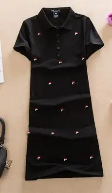 5 Baharcelin 4XL 5XL поло Повседневные платья Festa футболка Femme летняя верхняя одежда женское платье трапециевидной формы с принтом Vestidos большой размер - Цвет: 5