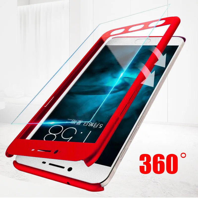 Meizu M6 M5 note M3 M6S полное покрытие 360 градусов Роскошный Матовый Жесткий пластик чехол