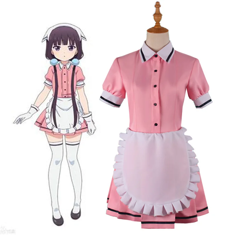 

Blend S Kanzaki Hideri Coffee Maid Sakuranomiya Maika Cosplay Costume Japanese Anime Uniform Suit Outfit Clothes