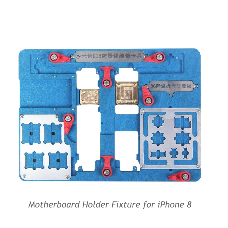 MJ материнская плата PCB держатель Ремонтное приспособление для iPhone 6/6 P/6 S/6SP/7/7 P/8/8 P/X
