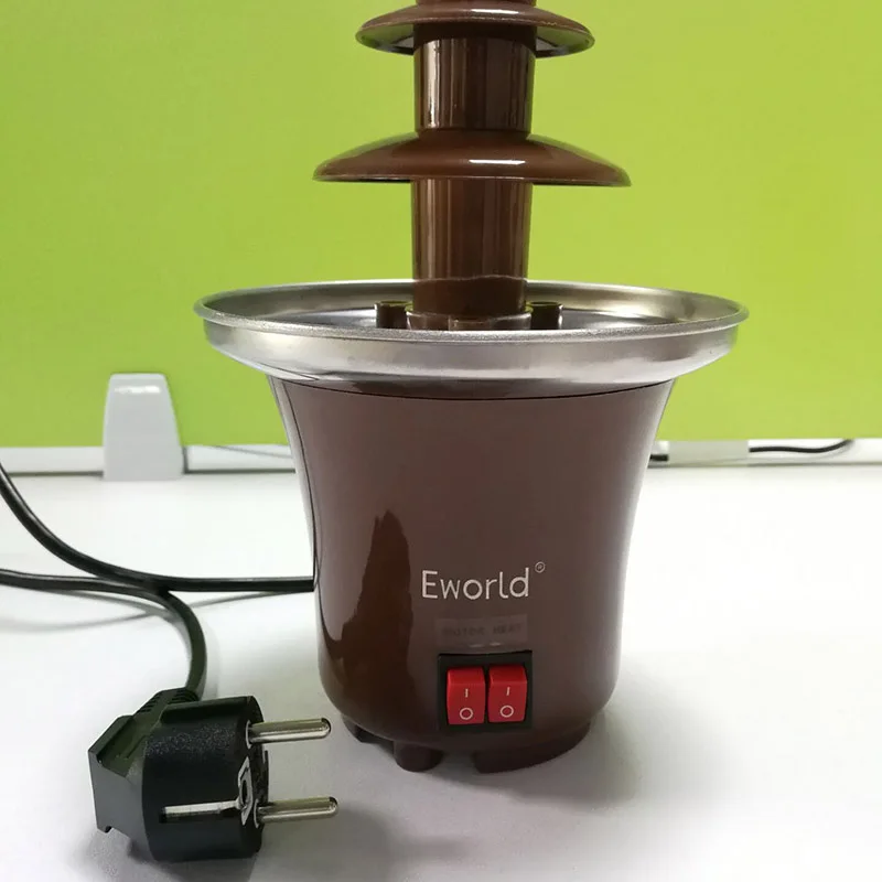 Мини фонтан для шоколада 3 слоя|mini desserts|chocolate meltingchocolate fountain |