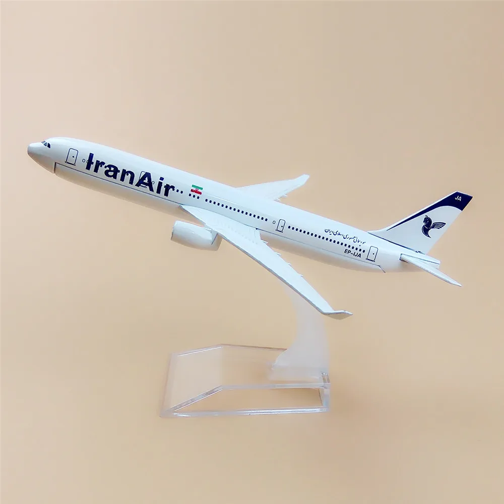 16 см сплав металла Иран воздуха Аэробус 330 A330 авиакомпаний дыхательные пути