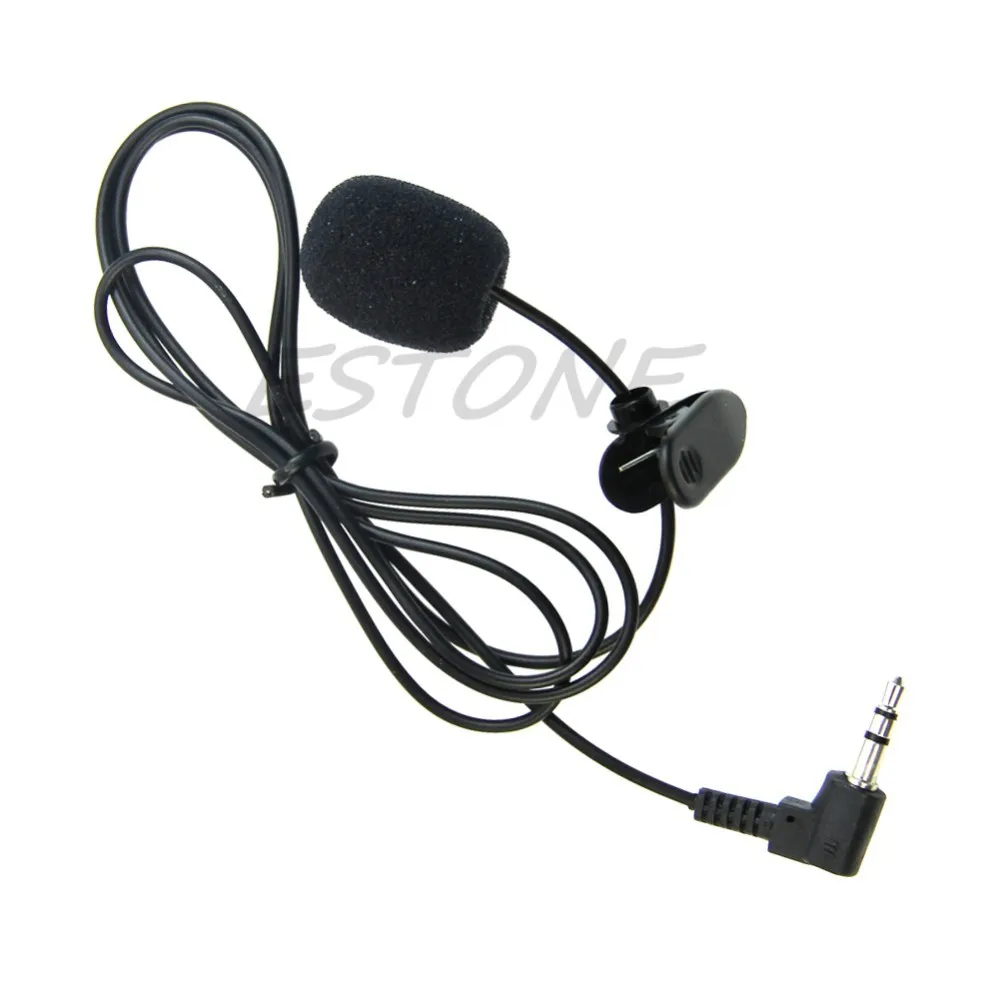 1 шт. мини Hands Free клип на лацкане микрофон для ПК ноутбук Skype 3,5 мм 10166