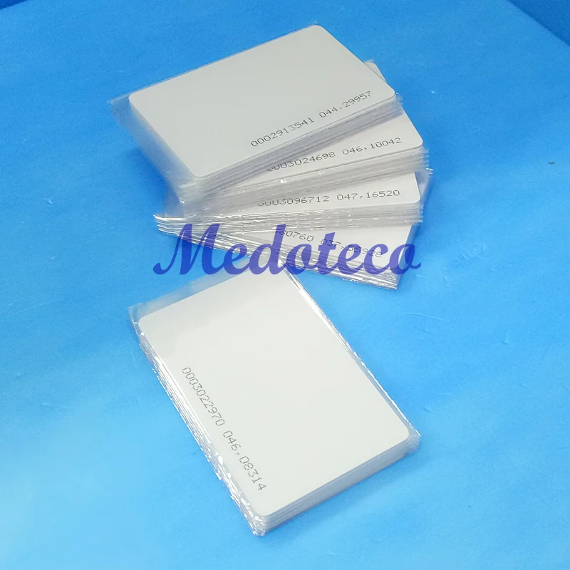 50 шт. 0 8 мм 125 кГц rfid карта TK4100 Чип Keycard чтение только доступ тонкая для системы