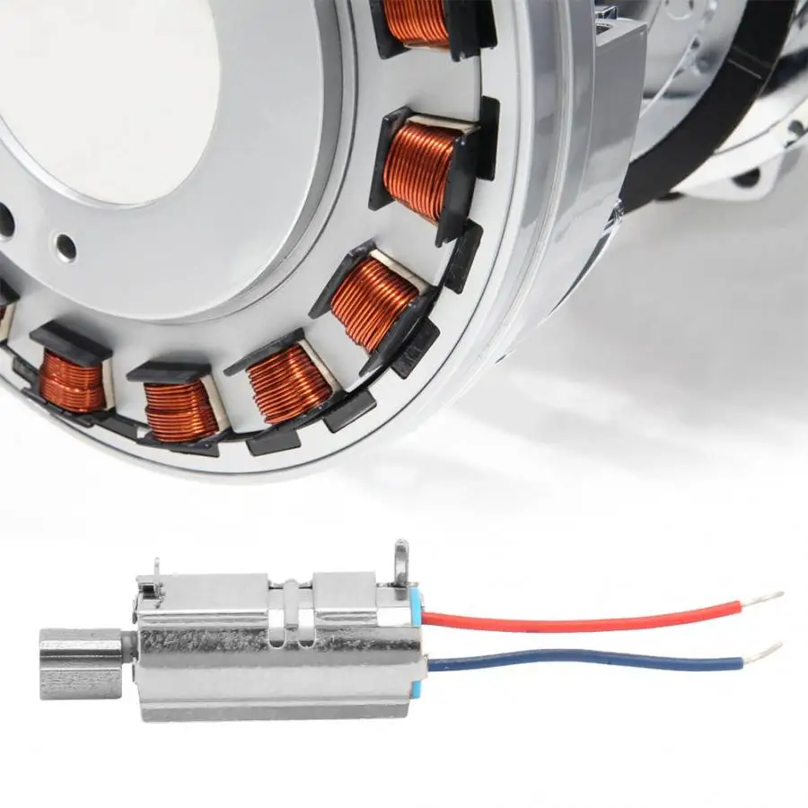 

5Pcs 5 V 11500rpm Strong Vibration Micro Coreless Vibrating Motor for Handheld Detection Equipment