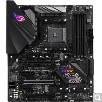Asus ROG STRIX B450-F игровая настольная системная плата AMD B450 Socket AM4 DDR4 PCI-E 3,0 M.2 USB3.1 atxматеринская плата Б/у 90% Новинка