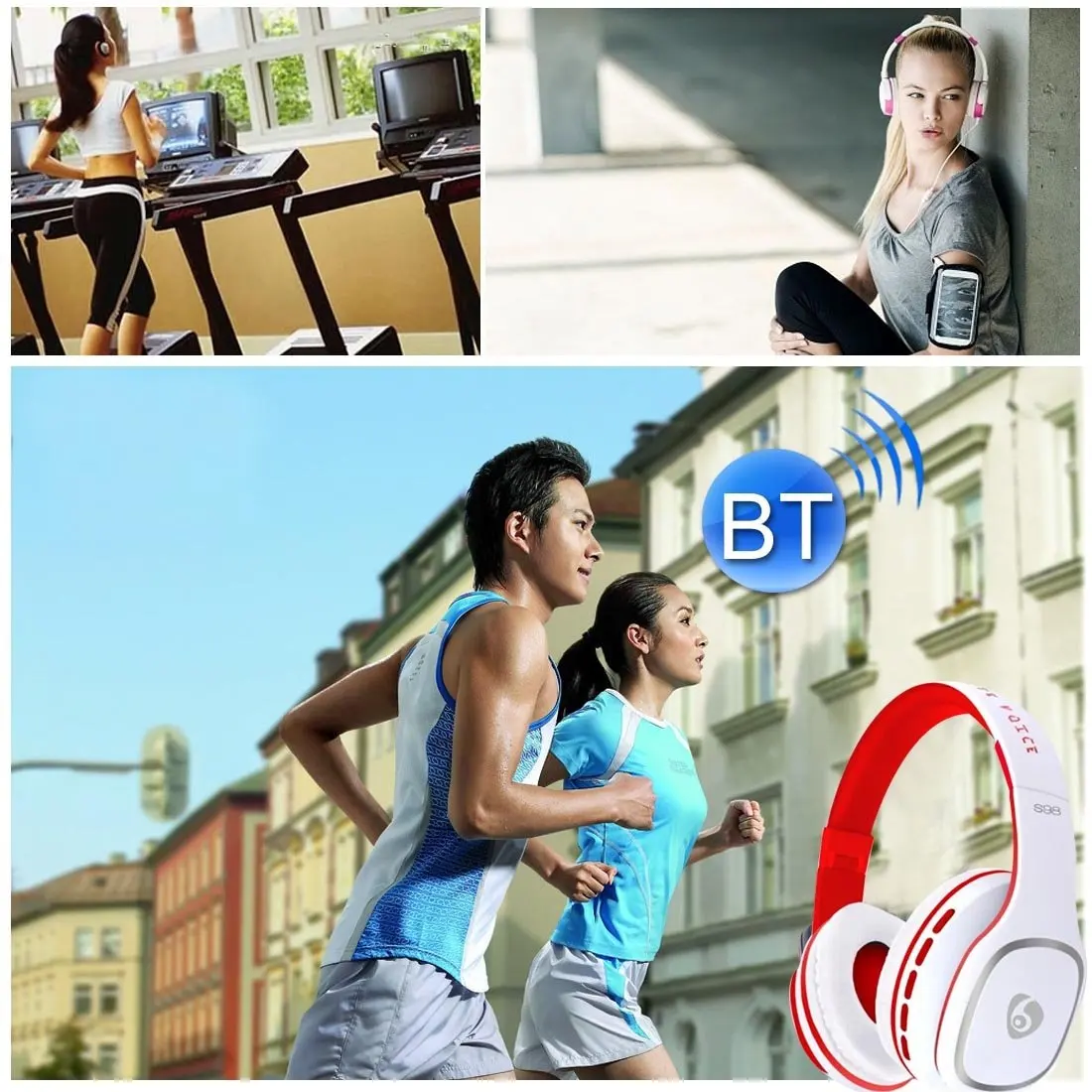 Наушники OVLENG S98 Bluetooth V2.1 + EDR Беспроводная стерео шумоизолирующая гарнитура с