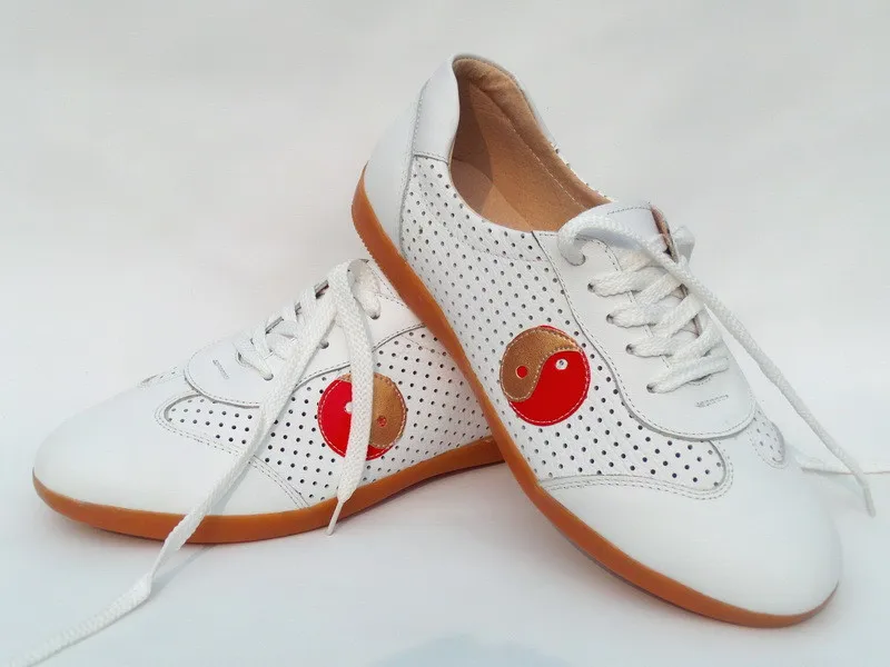 

Chinese Kung Fu Tai Chi Sneakers Unisex Sport Shoes Breathable Practice Footwear Genuine Uppers Cow Muscle Soles