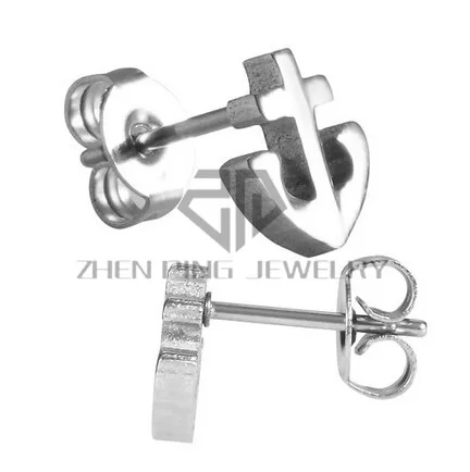 Бесплатная доставка серьги с сердечником 316L хирургическая нержавеющая сталь