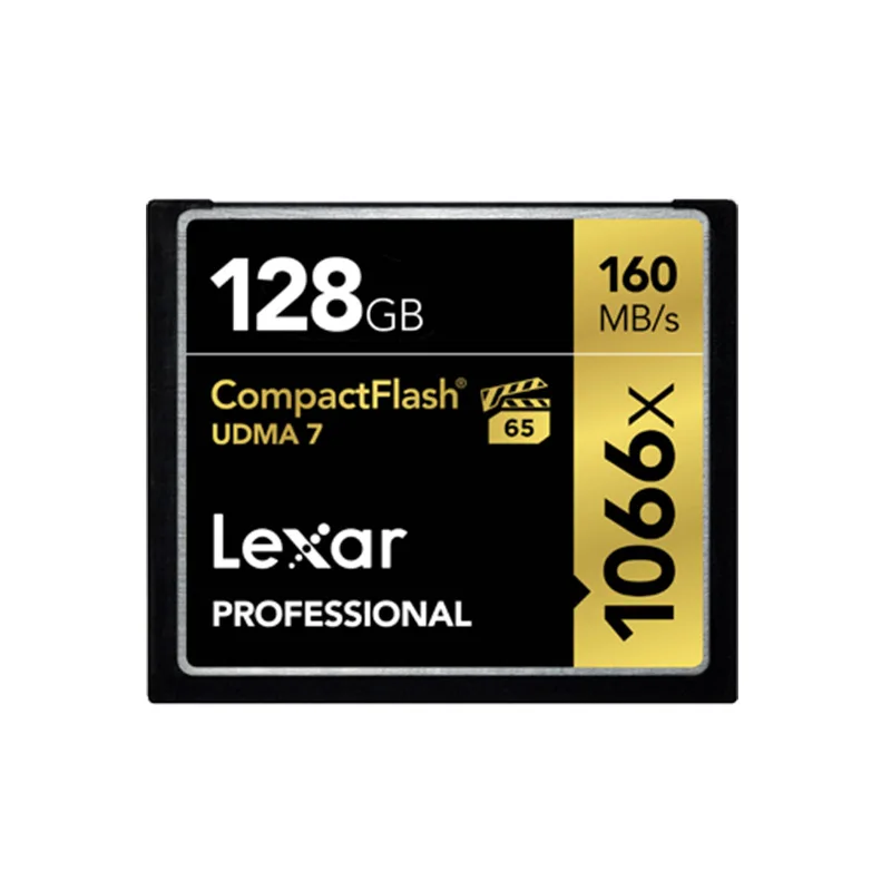 128GB Lexar карта CF 160 МБ/с. бренд 1066x32 Гб 64 Гб 128 ГБ 256 Гб CompactFlash UDMA 7 Слот для карт памяти для Камера Hd Цифровая видеокамера - Емкость: 128GB