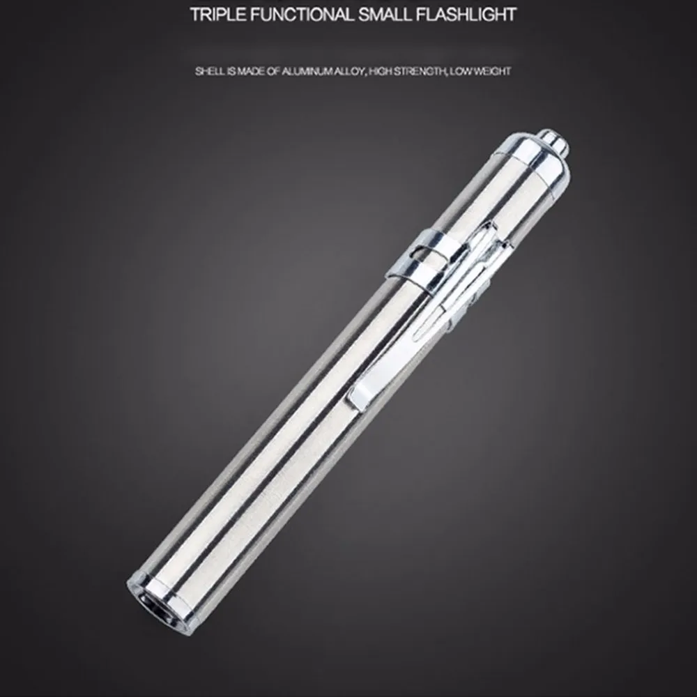 Портативная мини батарея для светодиодного фонаря мощный супер яркий фонарик с