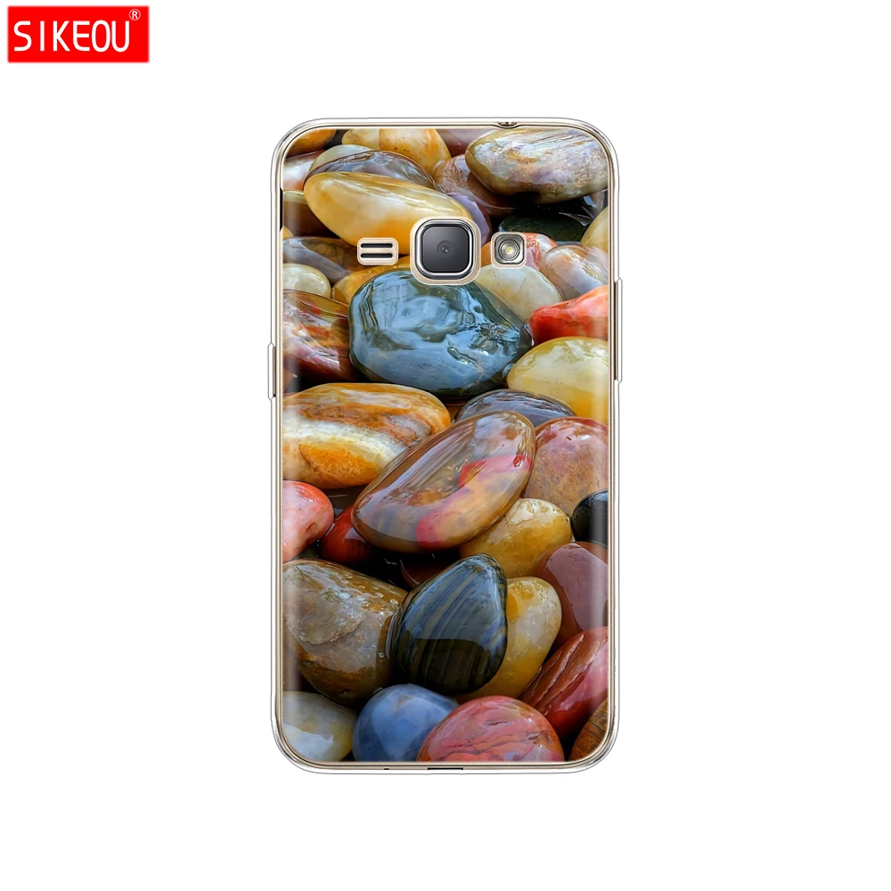 12078 Мягкий ТПУ чехол для Samsung Galaxy J1 J120 J120F SM-J120F задняя крышка 360 полная защитная Печать Прозрачный чехол цветок - Цвет: 12078