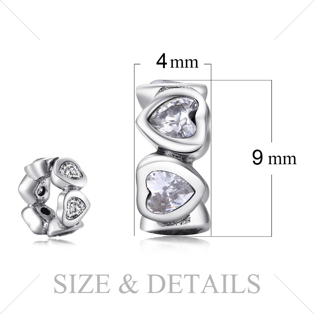 Jewelrypalace стерлингового серебра 925 интимные Любовь Spacer | Украшения и аксессуары