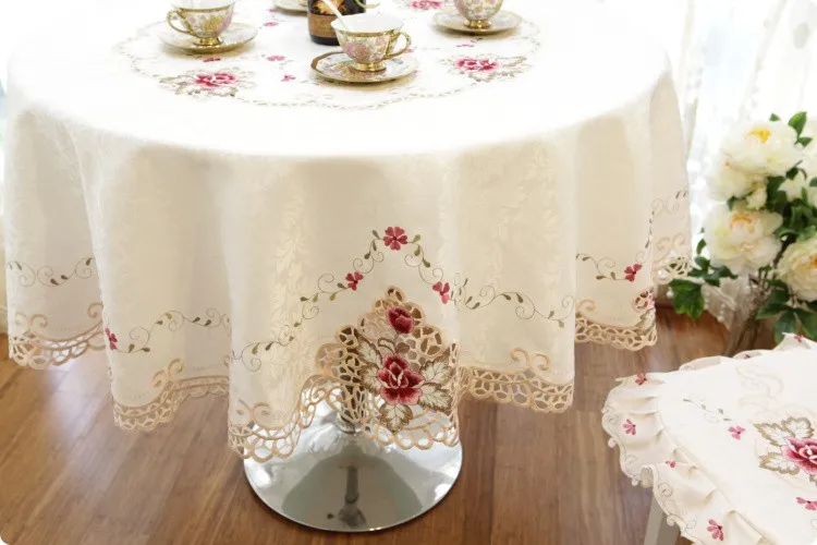 Круглая и квадратная скатерть большого размера оптовая продажа роскошная
