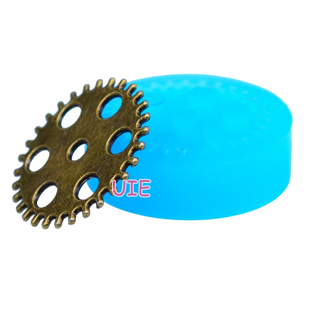 Силиконовая форма ST004U Gears в стиле стимпанк 25 мм|silicone mold|mold foodfood mold |