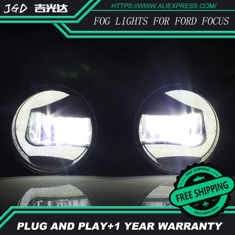 Для Ford Focus 2004 2014 LR2 на передний бампер для автомобильного стайлинга светодиодные