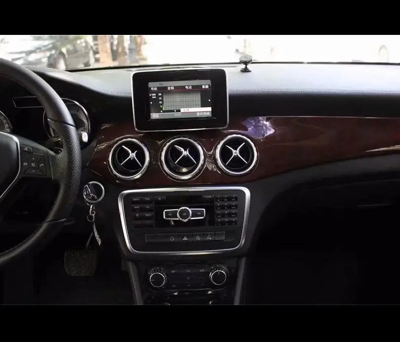 Левосторонний привод для Mercedes Benz GLA 2015 2017 1 шт. АБС пластик хром обшивка приборной