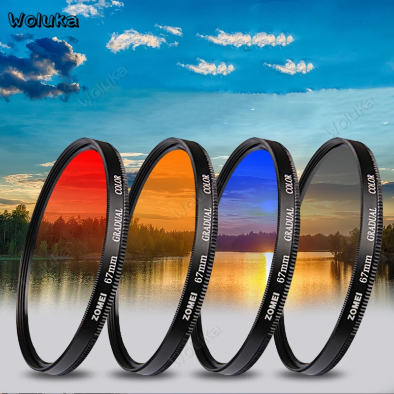 Светильник фильтры для камеры набор фильтров 58 мм градиентные ультратонкие