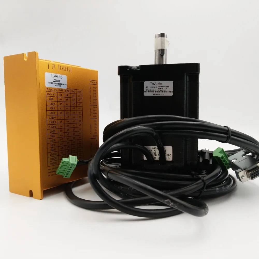 Комплект шагового привода двигателя с замкнутым циклом DSP 20 70VAC/30 ~ 100VDC 2PH 6A 8.5NM NEMA34
