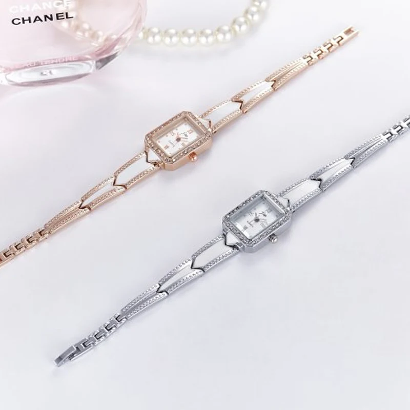 Мода ручной кольцо браслет женские часы Элитный бренд платье кварцевые наручные