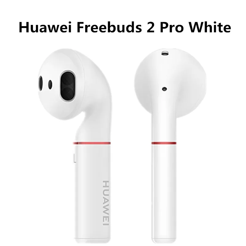 white pro Оригинальные беспроводные наушники HUAWEI FreeBuds 2 Pro TWS с Bluetooth, беспроводная гарнитура Bluetooth 5,0, водонепроницаемая гарнитура с микрофоном, музыкальный сенсорный - Color: white pro