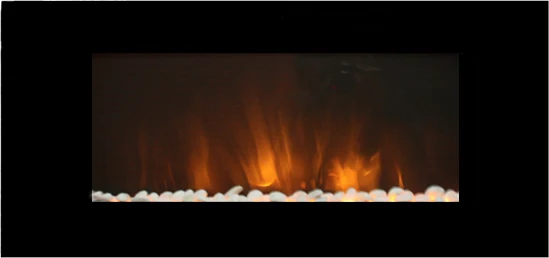 Галька/кристалл для замены друг друга Электрический светодиодный камин с