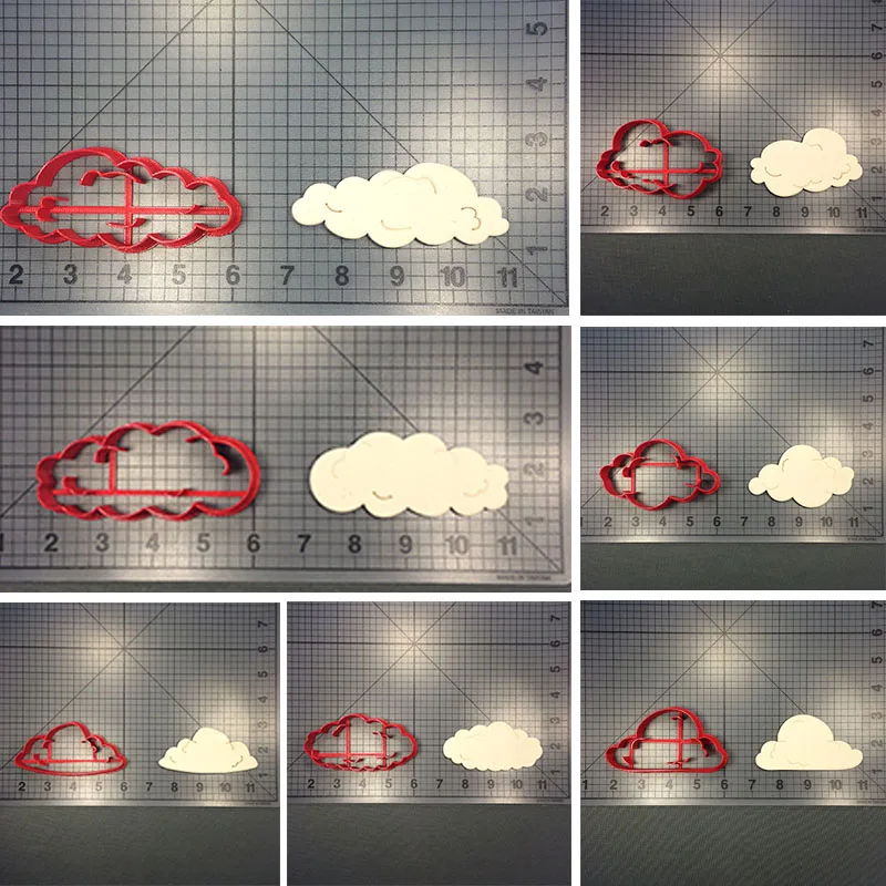 Много облаков Sharp Формочки индивидуальный заказ 3D печатных помадка форма для