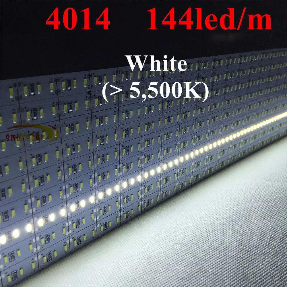 Smarstar 0 5 м 4014 SMD жесткая Светодиодная лента 12 В постоянного тока 50 см Вт 144