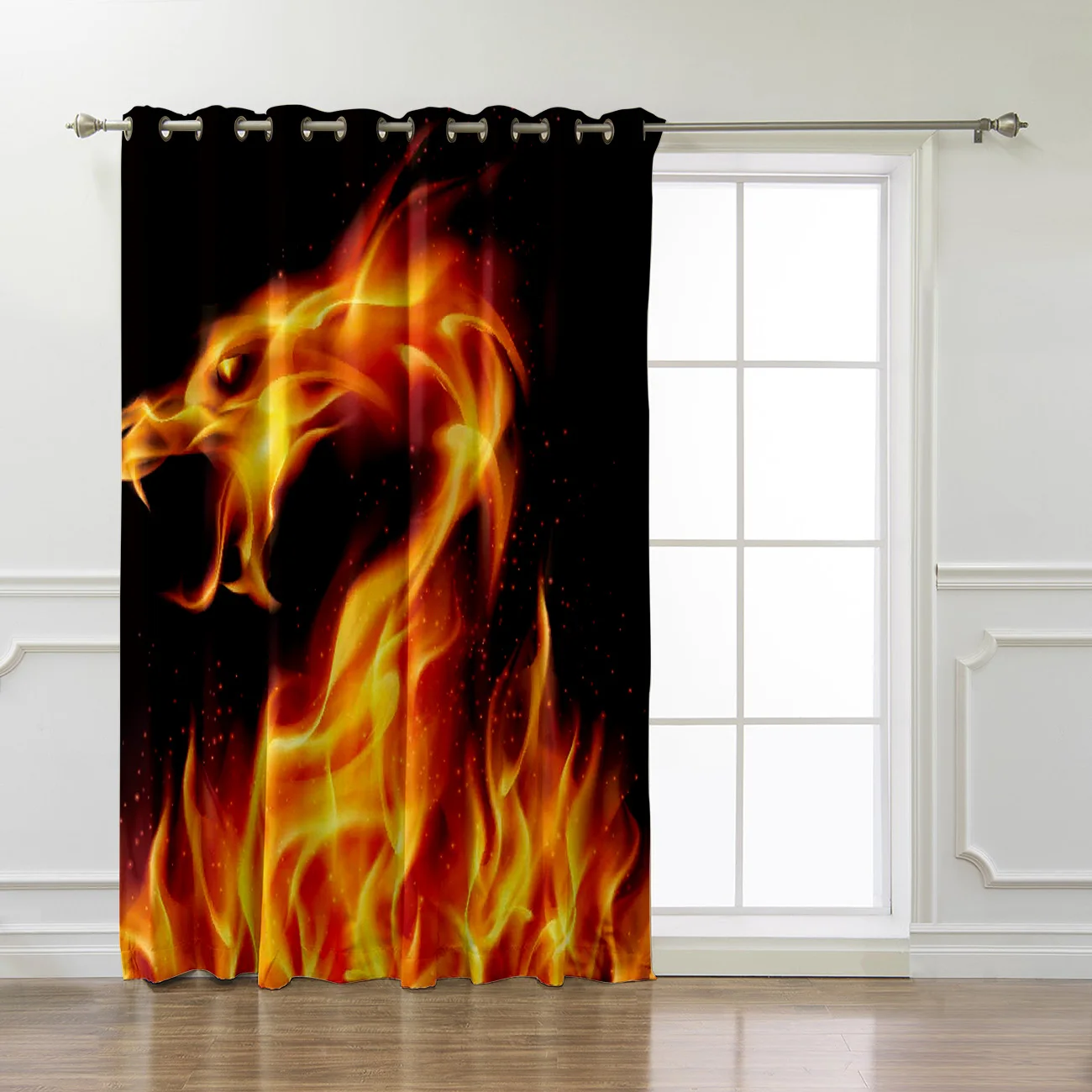 Шторы на окна Fire Dragon темные жалюзи для гостиной ванной спальни кухни Swag Детские