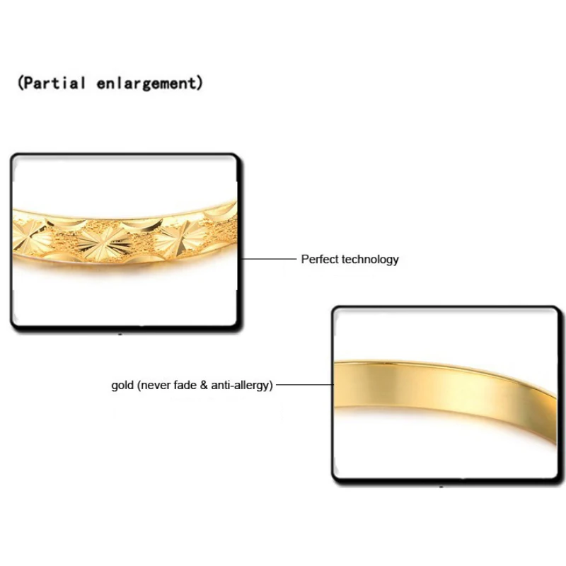 Новые милые браслеты с тиснением в виде листьев желтого золота и колокольчиком