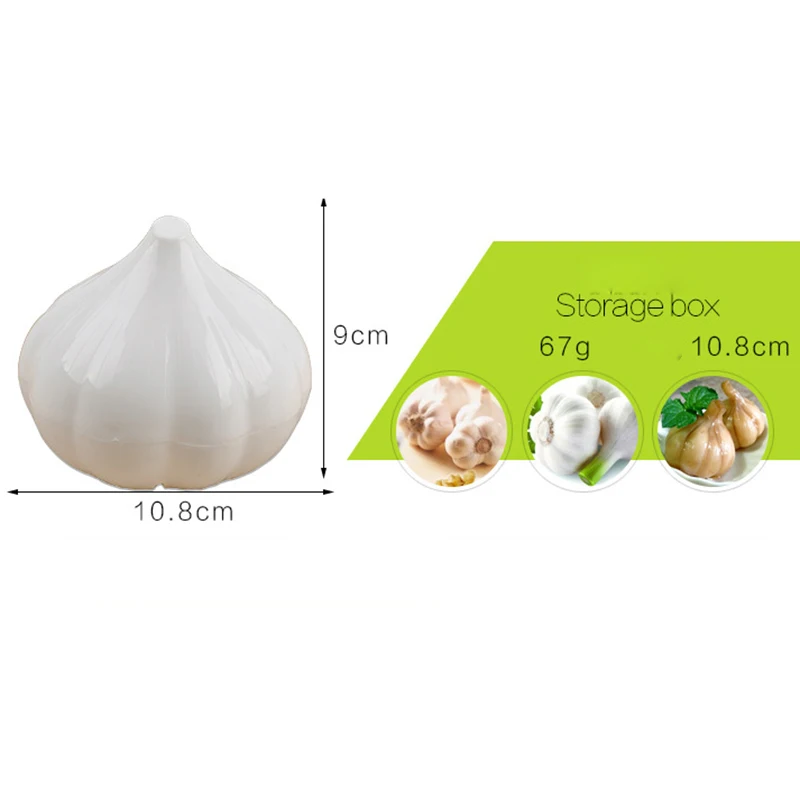 Garlic box 1 шт. пластиковая коробка для хранения авокадо чеснока лимона кухонный холодильник Держать контейнер для свежих продуктов Овощной органайзер для фруктов уплотнительная коробка - Цвет: Garlic box