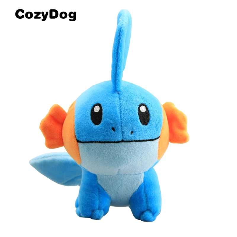 Mudkip 7 inch Высокое качество; Пикачу Serries плюшевые куклы Pichu Raichu Wobbuffet Gengar Charizard Cyndaquil Absol Togepi Skitty Cubone подарки игрушки - Цвет: Mudkip 7 inch