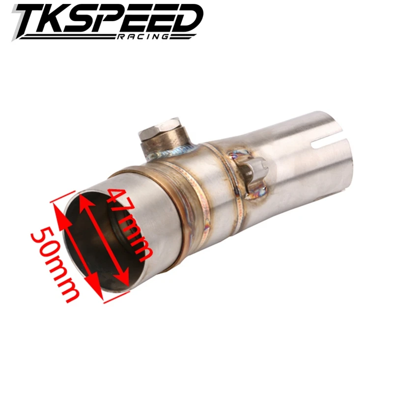 Средняя Соединительная труба для мотоцикла kawasaki ER6N глушитель выхлопной трубы