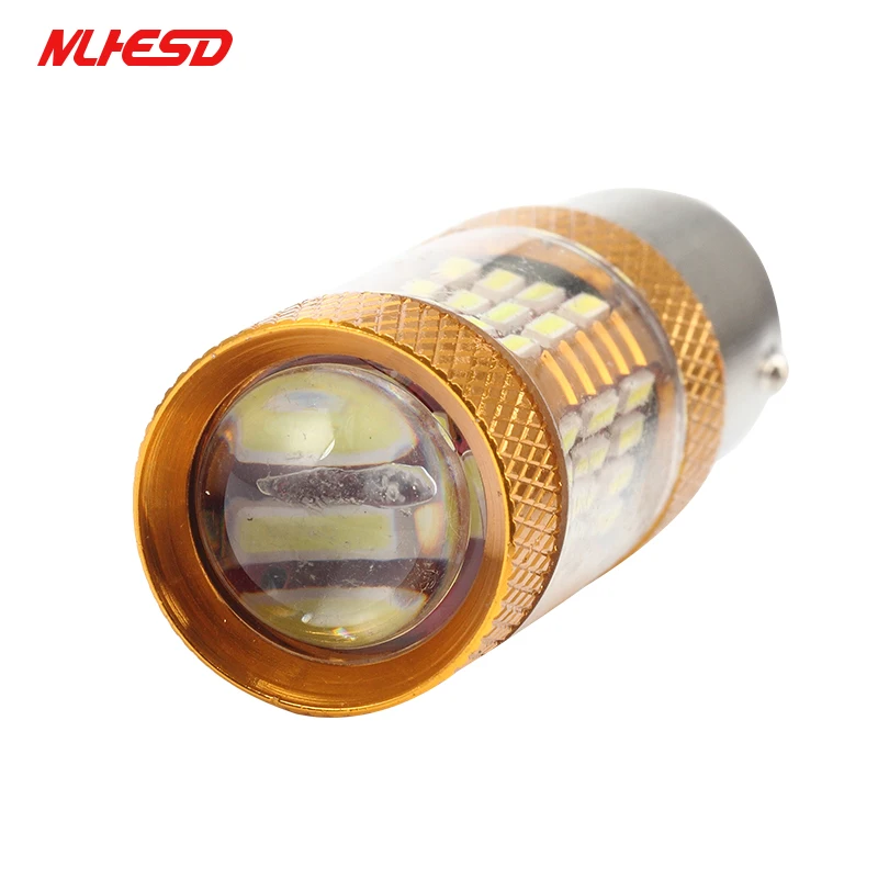 10 шт./лот 3000K 6000K Светодиодная лампа высокой мощности 1156 BAU15S 30 Вт 60smd 4014 led p21w ba15s BAY15D