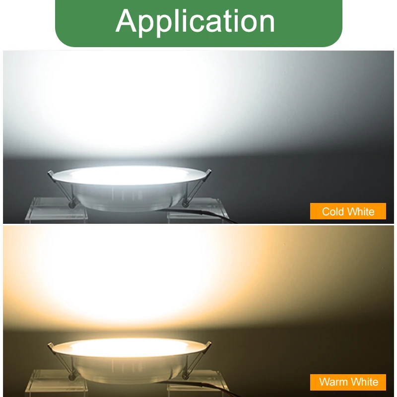 Kaguyahime-luz descendente LED Ultra delgada, 3W, 5W, 9W, 15W, 18W, Blanco plata, AC110V, 220V, 240V, luz redonda, iluminación empotrada