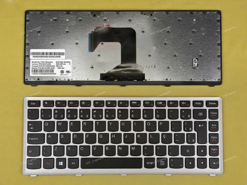 BR бразильская португальский Teclado клавиатура для Lenovo Ideapad S300 S310 S400 S400U S405 S410 S415