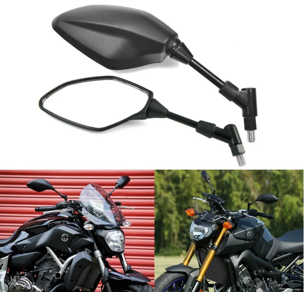 Мотоциклетные зеркала заднего вида для Yamaha MT25 MT03 MT07 FZ 07 MT09 09 MT10 FJ FZ8 FZ6 Fazer FZ6R