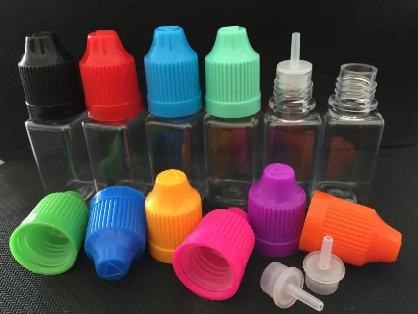 Прозрачная Квадратная бутылка для жидкости домашних животных 30 мл капельница с