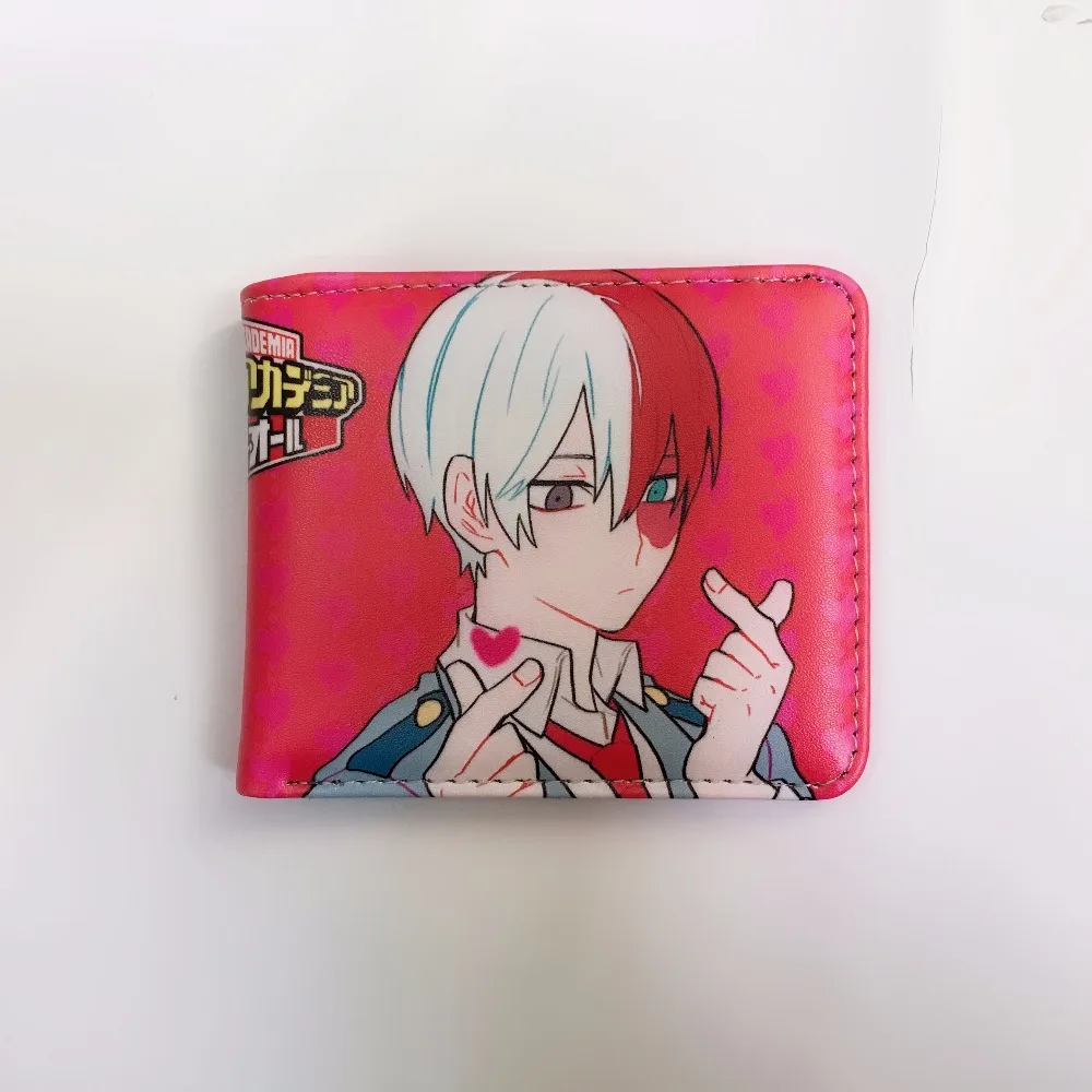 Аниме My Hero Academy мидория изуку Todoroki Shouto PU кошелек портмоне бумажник Держатели для