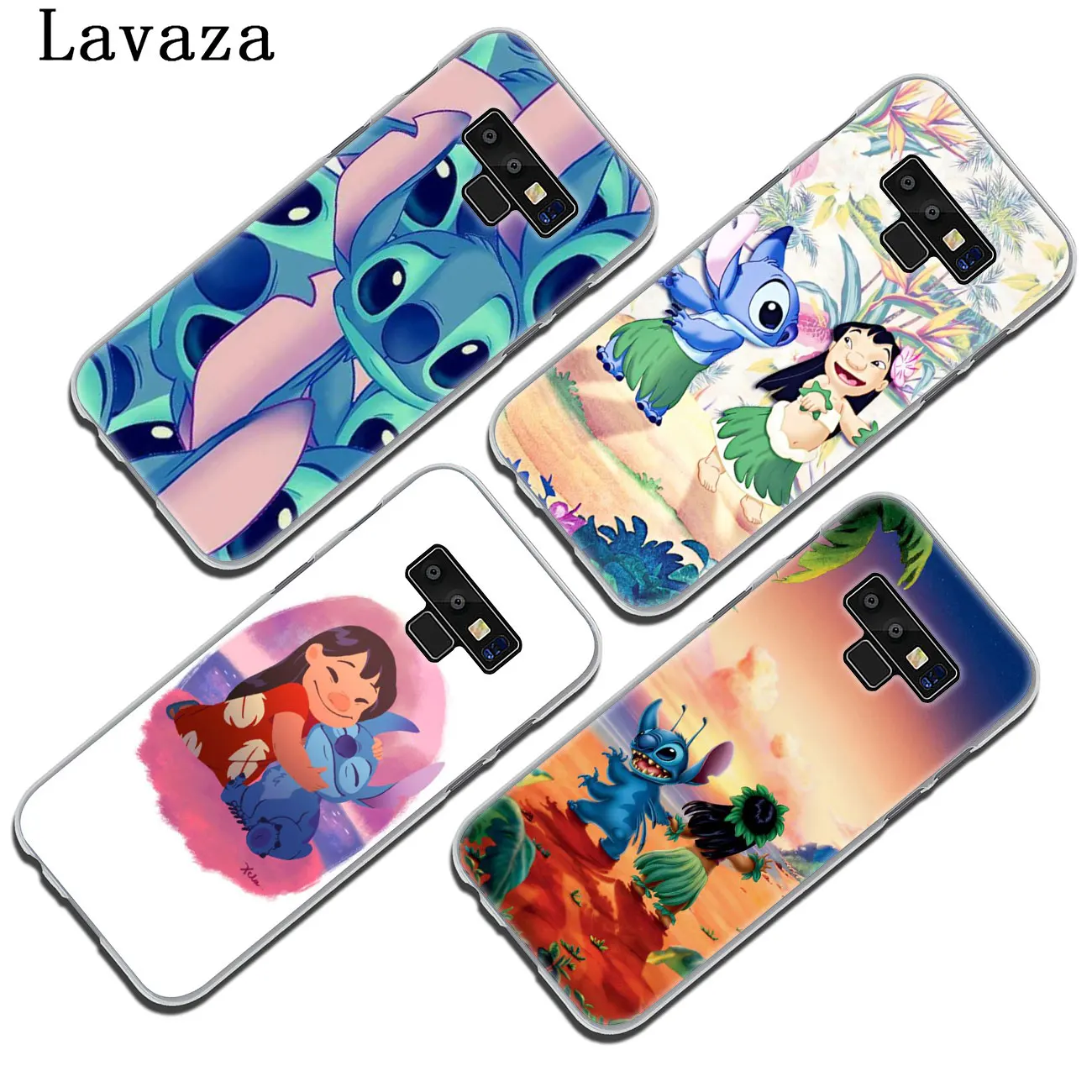 Милый жесткий чехол для телефона Lavaza Lilo Stitch Samsung Galaxy Note 10 9 8 A9 A8 A7 A6 Plus 2018 A3 A5 2017 2016 2015
